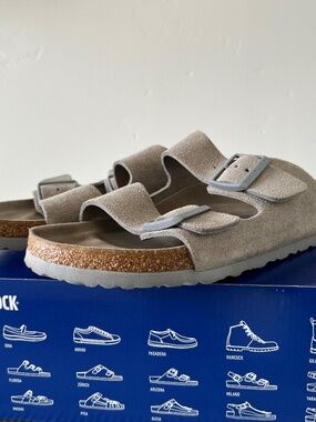 birkenstock arizona suede leather